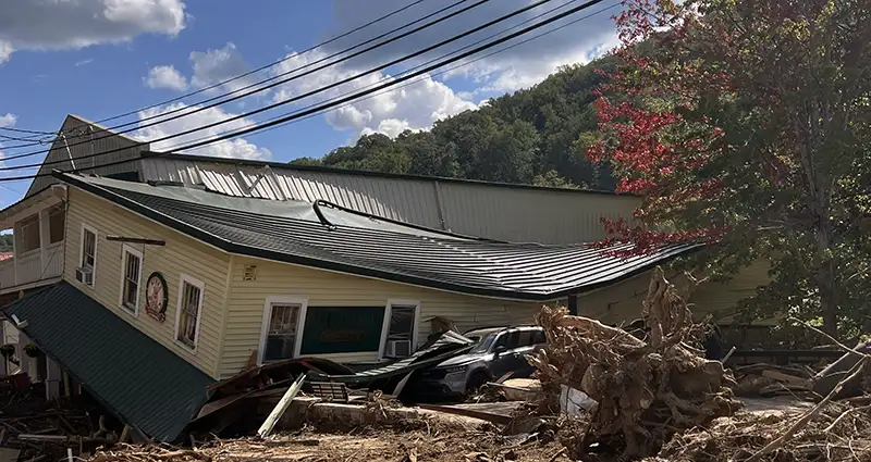 Chimney Rock Destruction